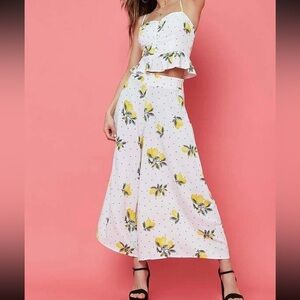 NWT Forever 21 Two-Piece Matching Lemon🍋Set